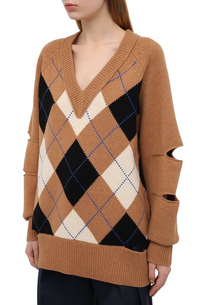 Свитер из шерсти и кашемира BURBERRY, арт. 8037240, фото 3