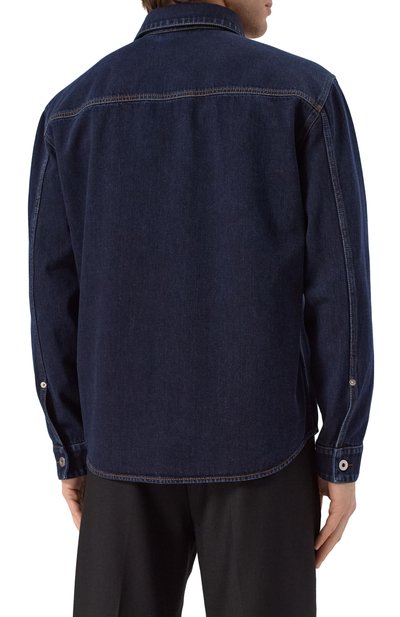 Джинсовая рубашка BURBERRY, арт. 8099416, фото 4