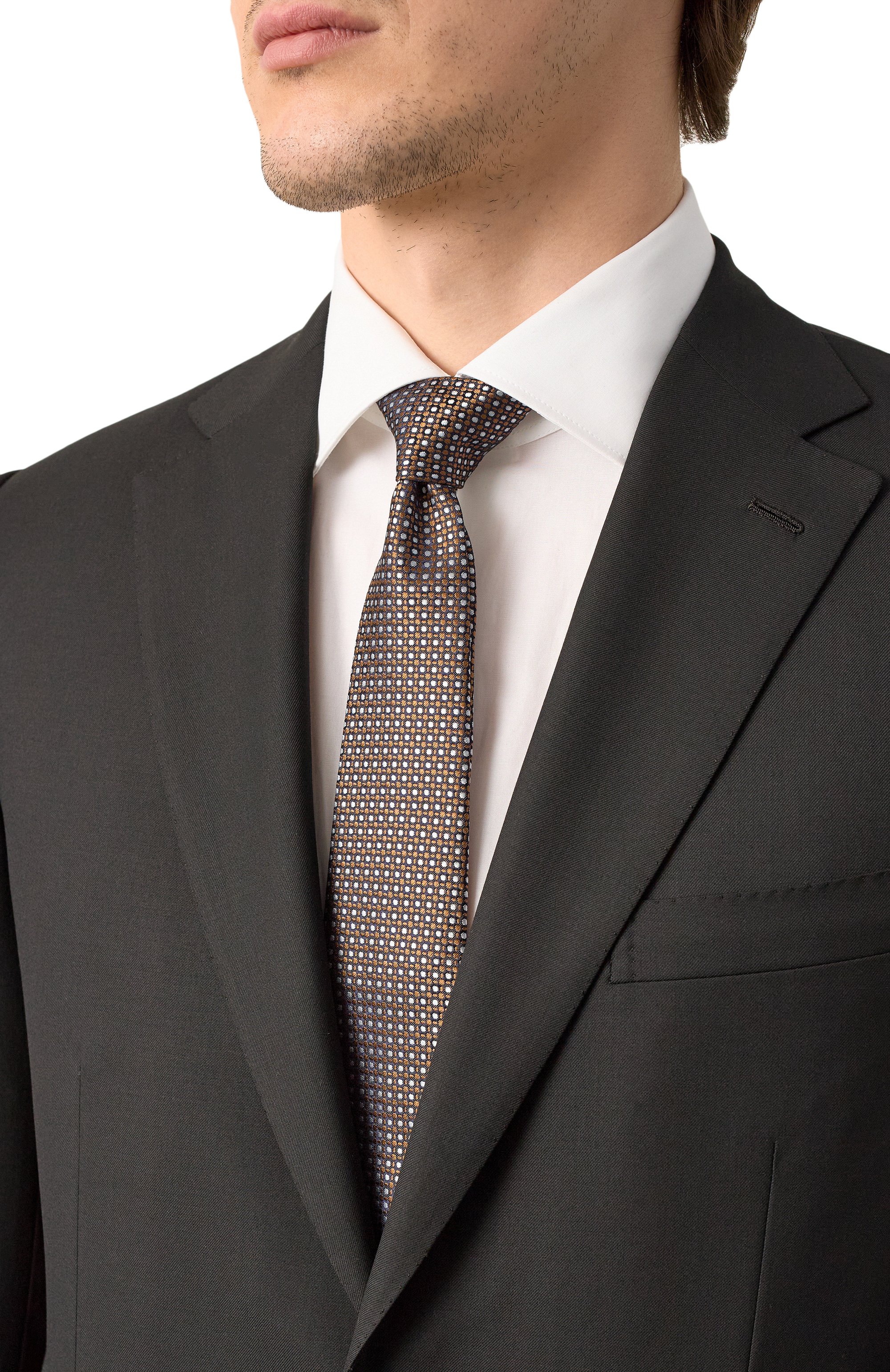 Шелковый галстук CANALI, арт. 18/HJ04205, фото 2