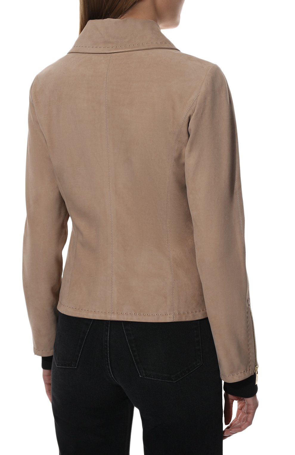 Замшевая куртка KITON, арт. D53576X04T71, фото 4