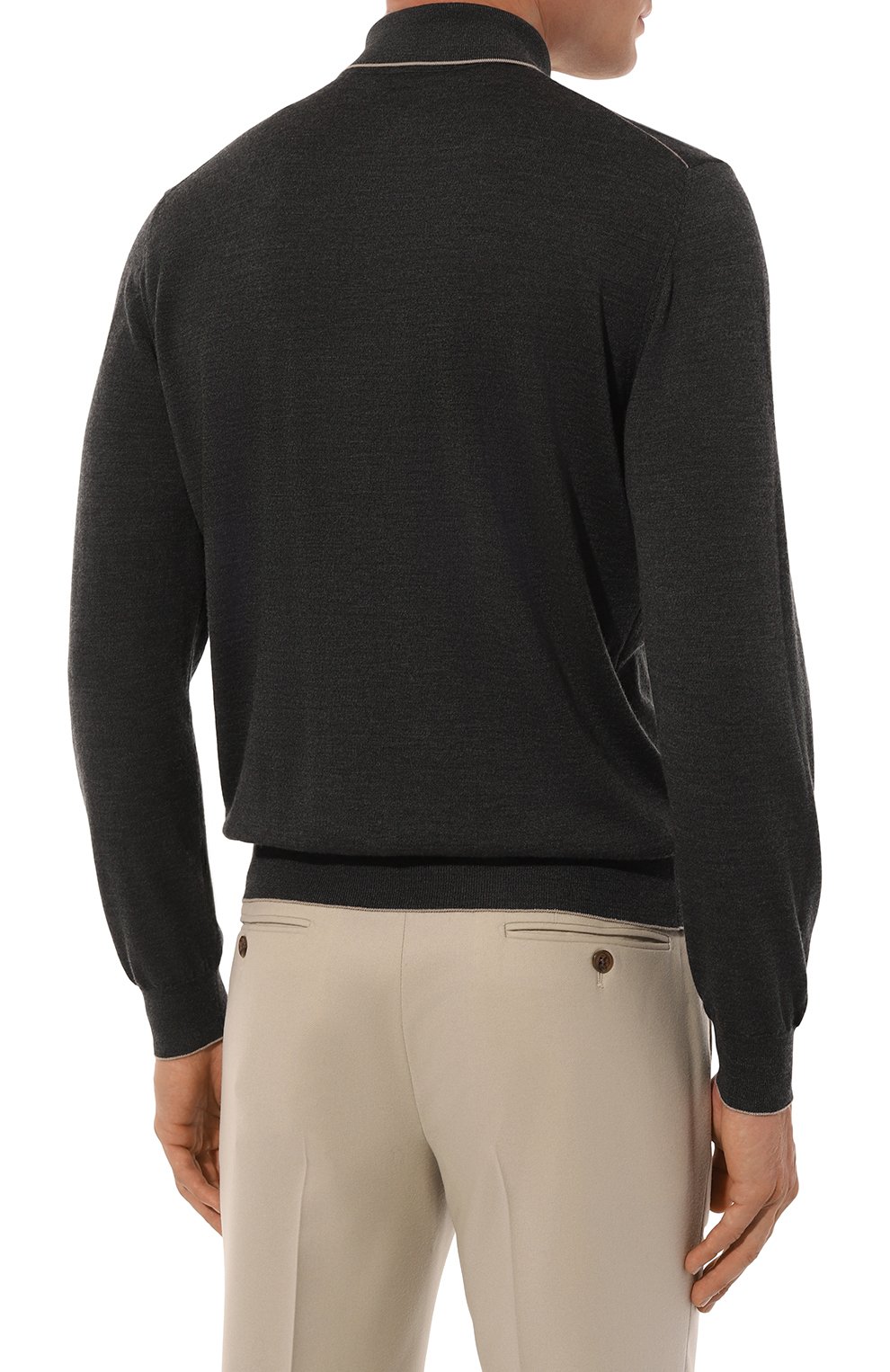 Поло из шерсти и шелка STEFANO RICCI, арт. KE08004P03/E24374, фото 4