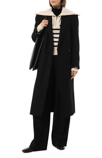 Шерстяное пальто LOW CLASSIC, арт. L0W22FW_CT10BK, фото 2