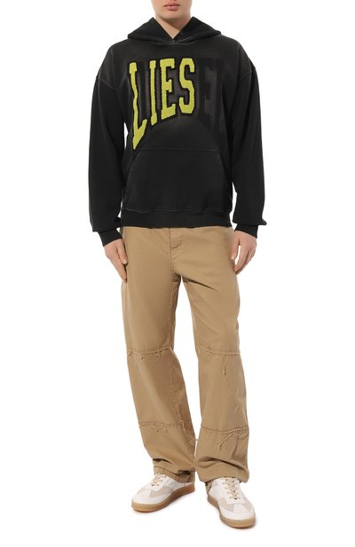 Хлопковое худи DIESEL, арт. A12121/0EPAI, фото 2