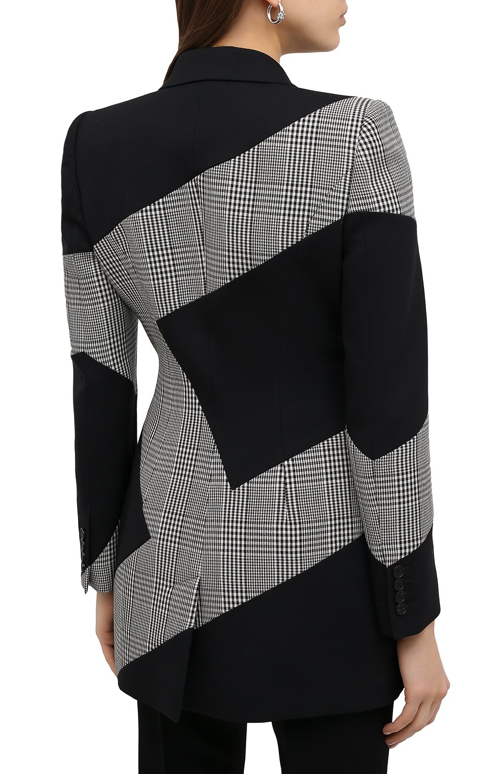 Жакет из шерсти и шелка ALEXANDER MCQUEEN, арт. 640023/QJAAA, фото 4