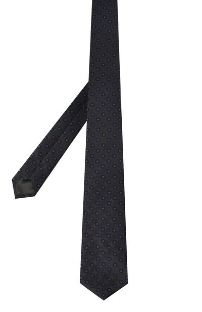 Шелковый галстук GIORGIO ARMANI темно-серого цвета по цене 21500 руб., арт. 360054/3R930, фото 3 Шелковый галстук GIORGIO ARMANI, арт. 360054/3R930, фото 3