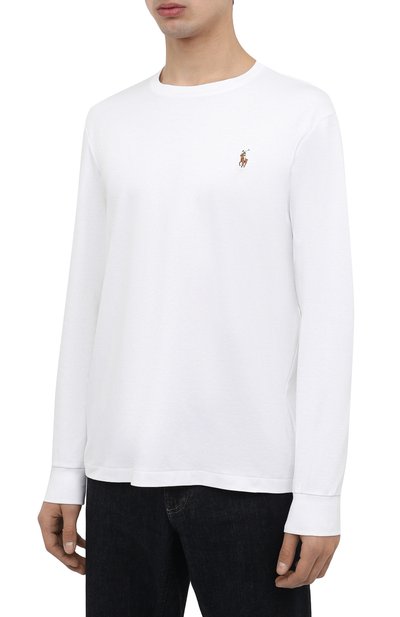 Хлопковый лонгслив POLO RALPH LAUREN, арт. 710760121, фото 3