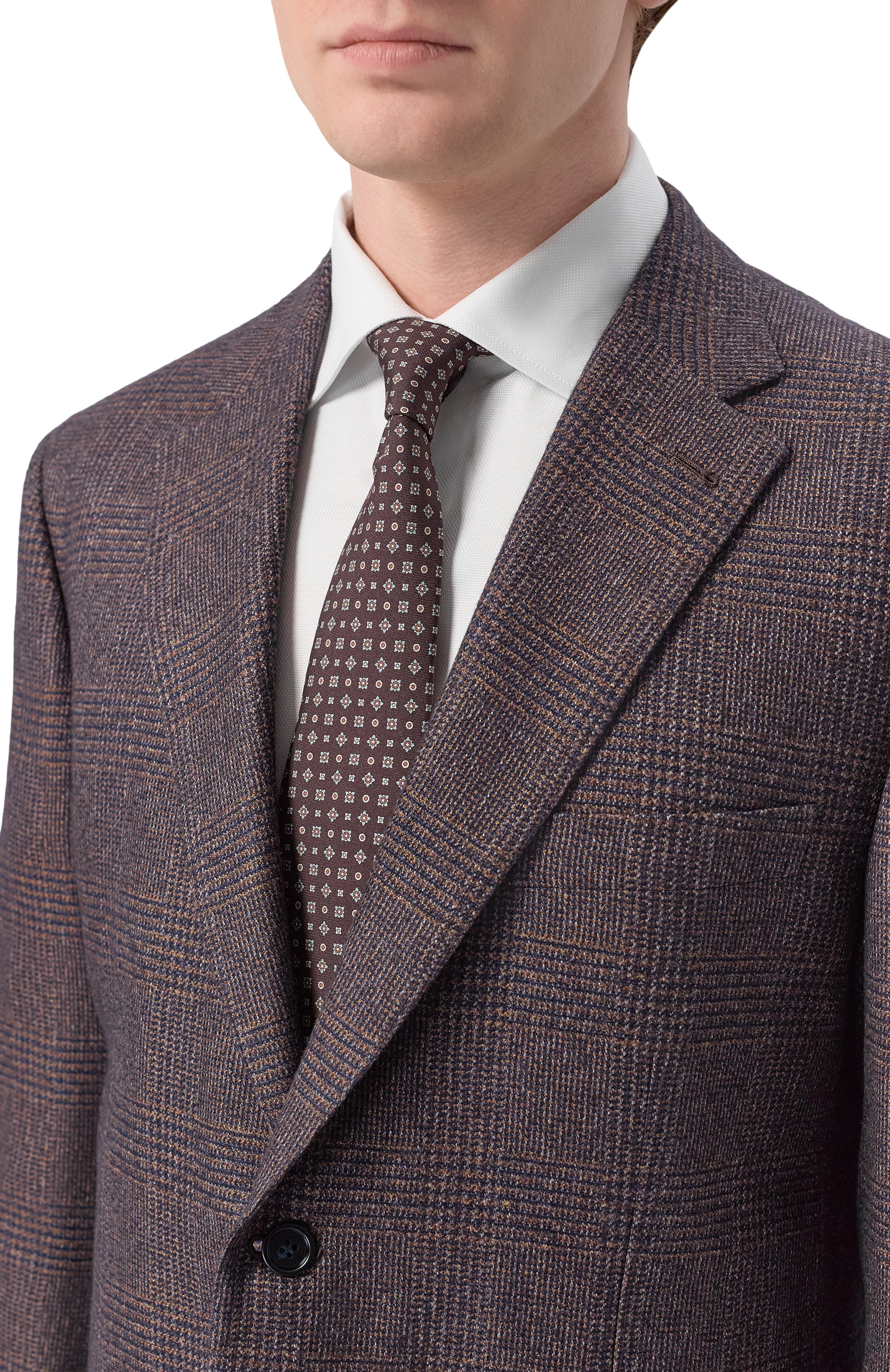 Шелковый галстук CANALI, арт. 18/HS04584, фото 2