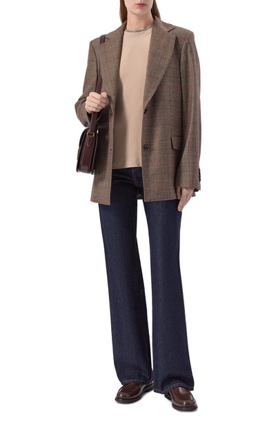 Хлопковая футболка BRUNELLO CUCINELLI, арт. M0T18BD200, фото 2