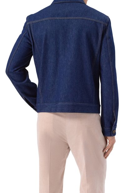 Джинсовая куртка KITON, арт. UW2095V0859F01, фото 4