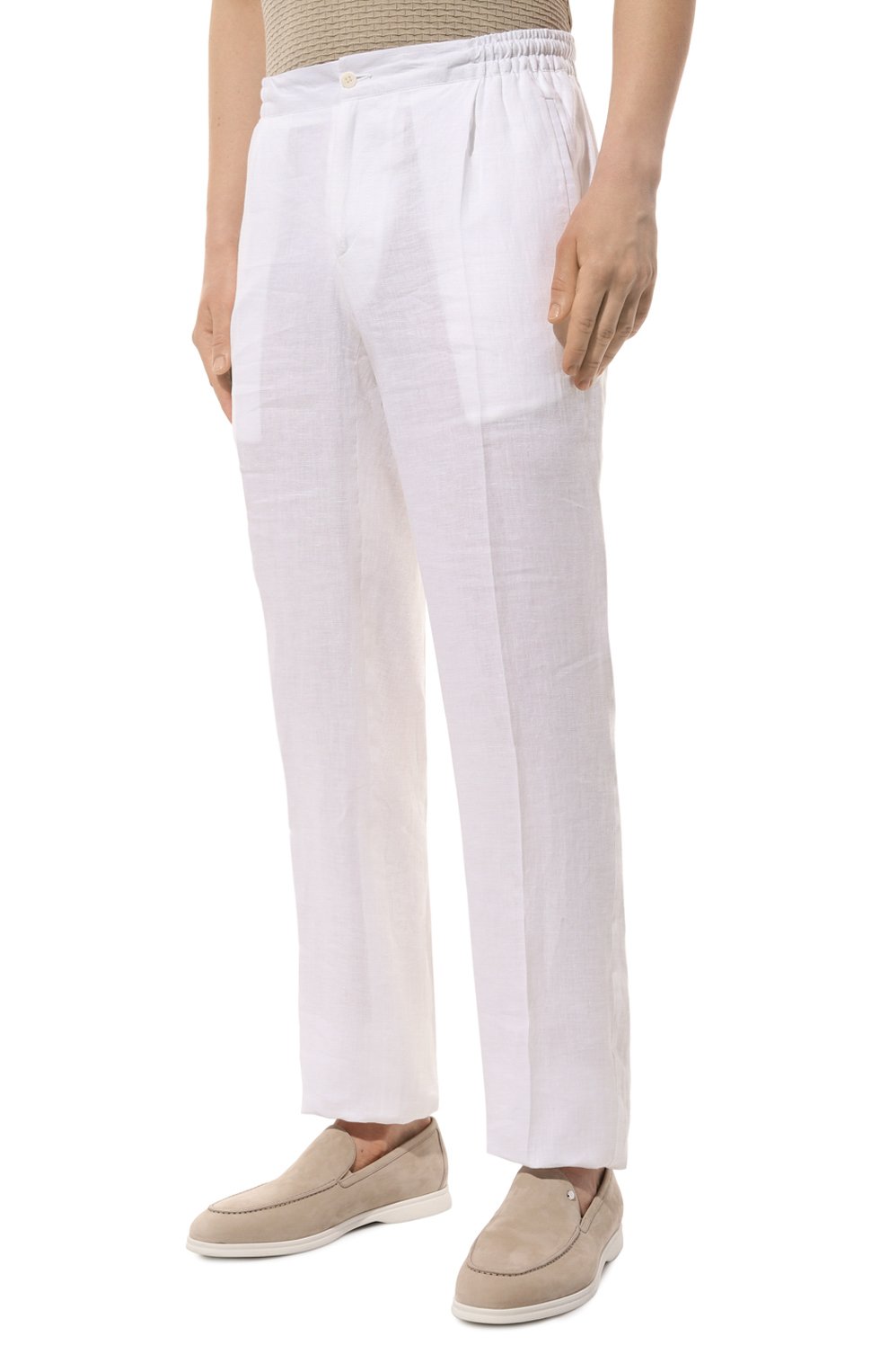 Льняные брюки KITON, арт. UPN01H08838, фото 3