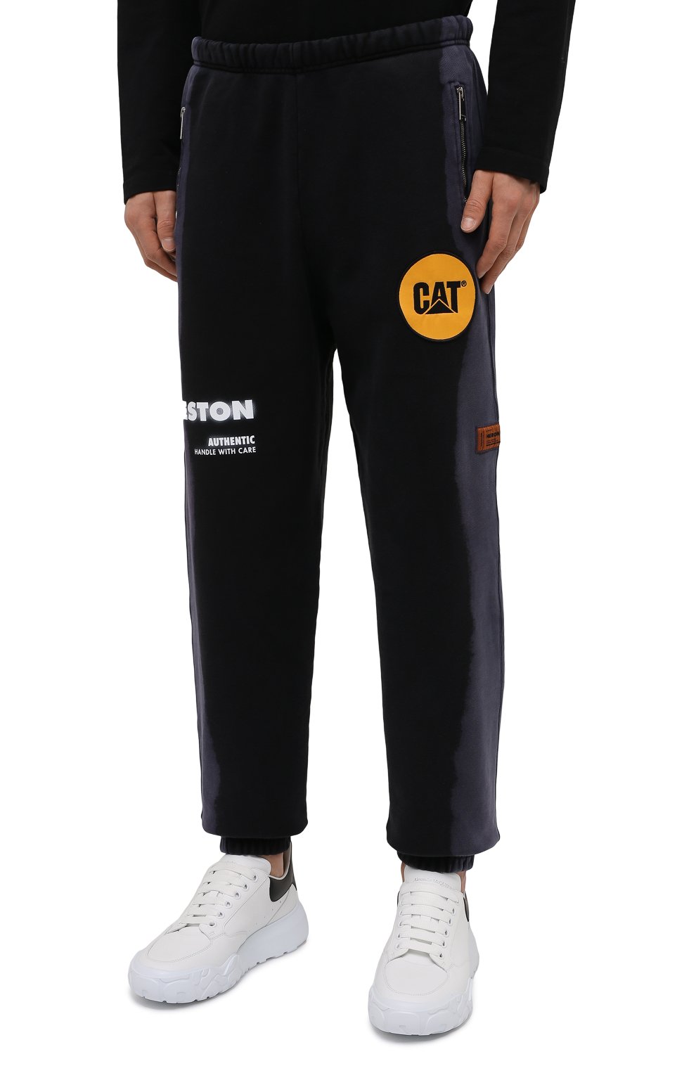 Хлопковые джоггеры heron preston x cat HERON PRESTON, арт. HMCH022S21JER0011018, фото 3