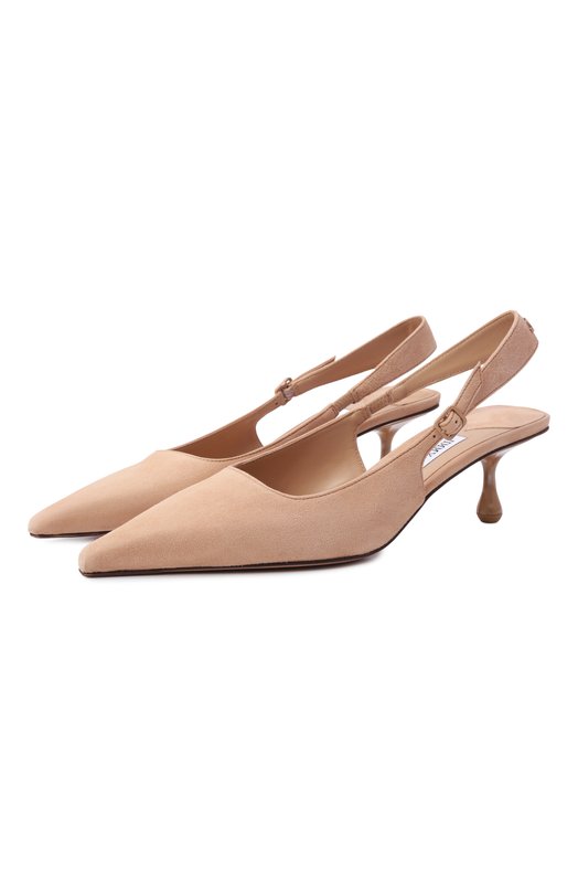 Замшевые туфли Amel 50 Jimmy Choo AMEL50BZN Бежевый AMEL50BZN
