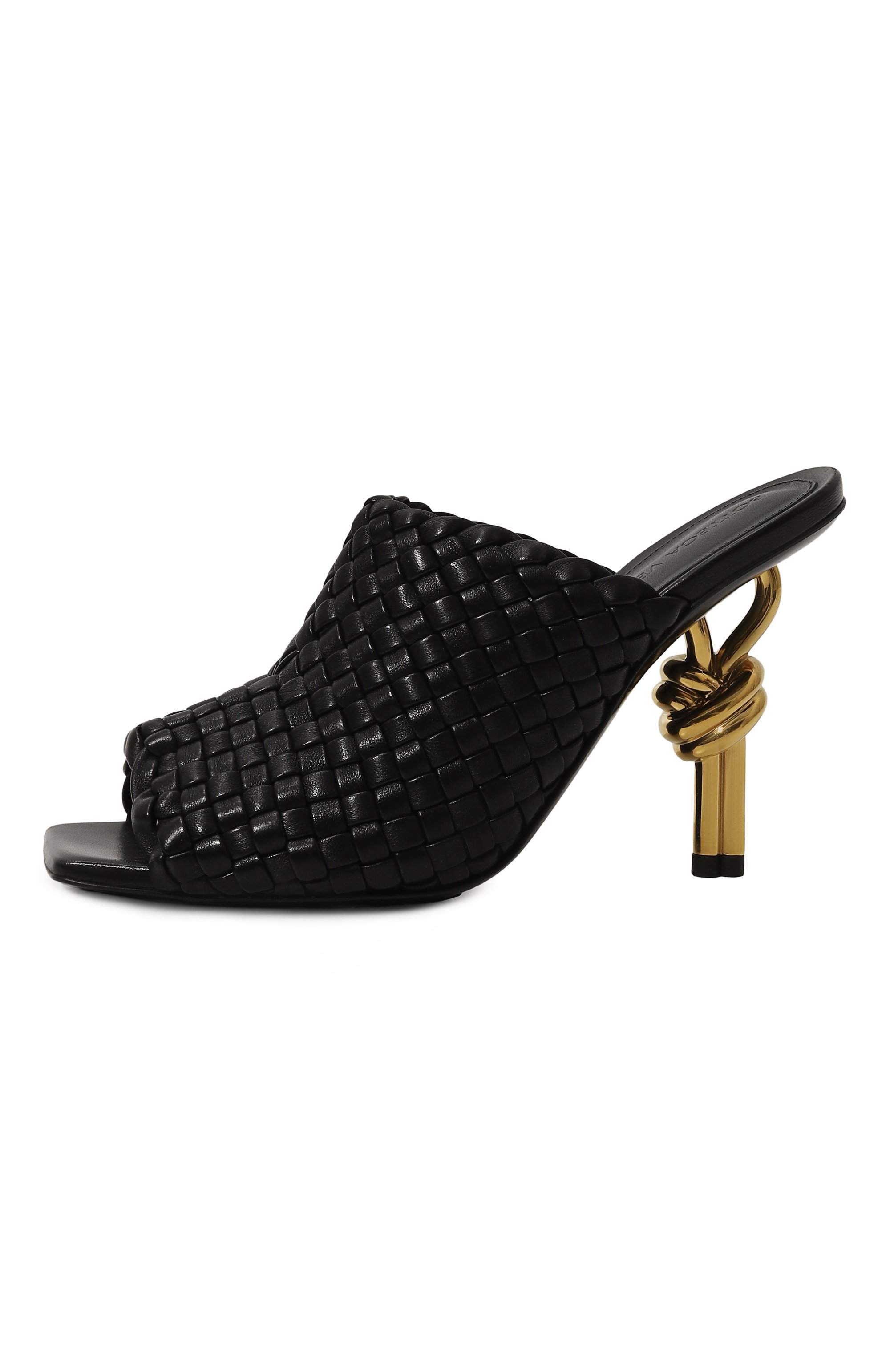 Кожаные мюли knot BOTTEGA VENETA, арт. 754143V2P50 1000, фото 2