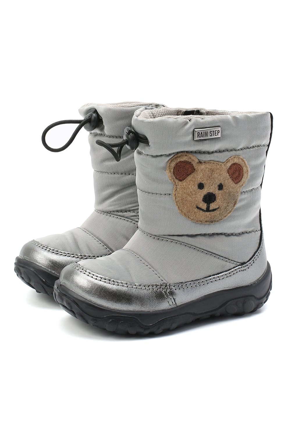 Сапоги FALCOTTO серебряного цвета по цене 11300 руб., арт. 0013001427/02, фото 1 Сапоги FALCOTTO, арт. 0013001427/02, фото 1