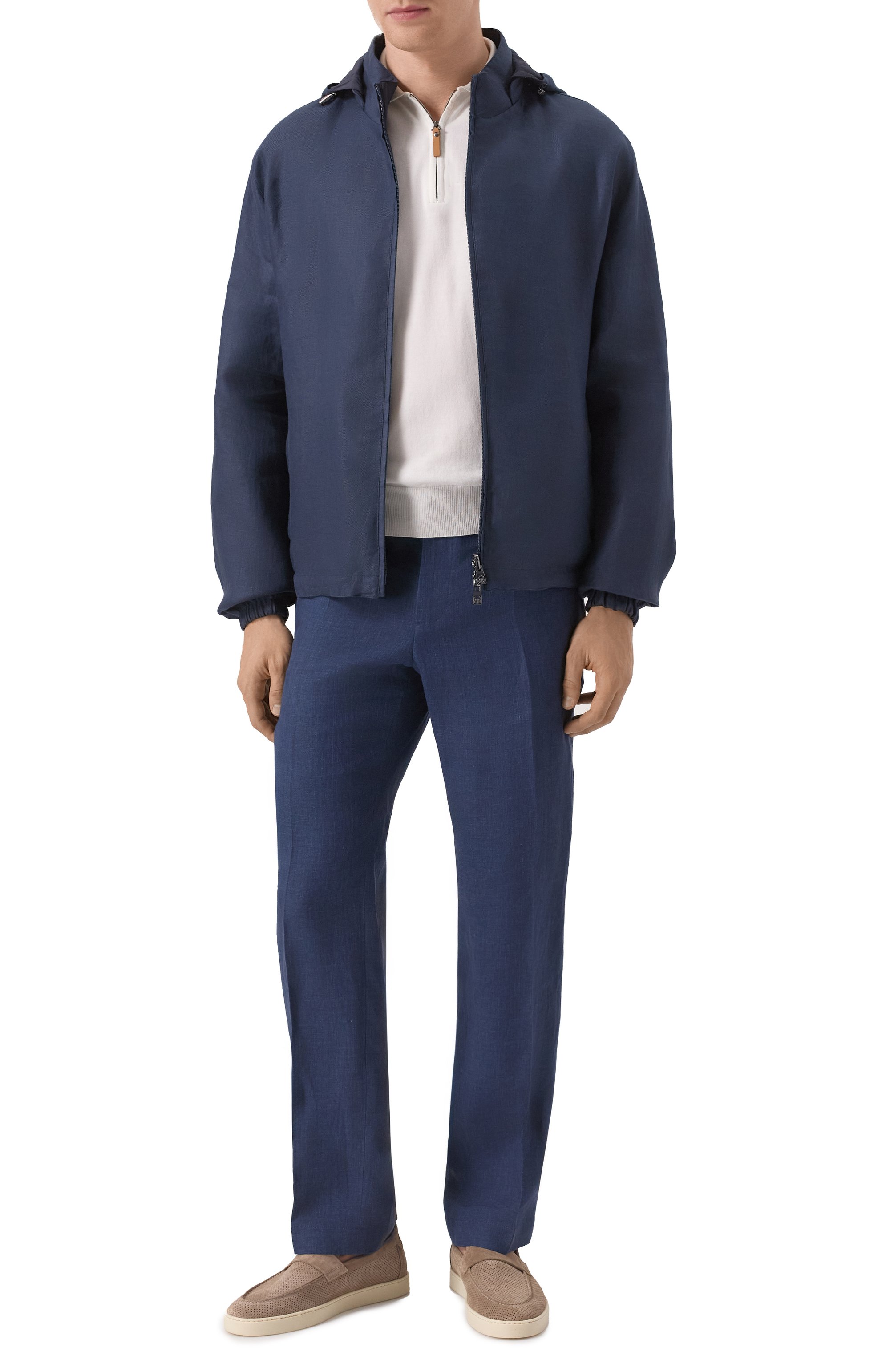 Льняные брюки CAPOBIANCO, арт. 18M810.LL00., фото 2