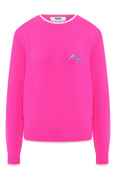 Женский пуловер из смеси шерсти и кашемира MSGM, арт. 2841MDM130 207281