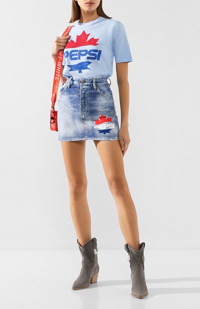 Хлопковая футболка DSQUARED2, арт. S73GC0259/S22507, фото 2