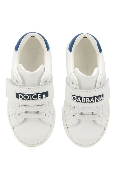 Кожаные кеды DOLCE & GABBANA, арт. DN0122/A3444/19-28, фото 4