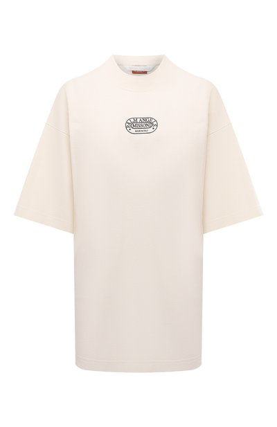 Женская хлопковая футболка palm angels x missoni PALM ANGELS,  арт. PWAA017F21JER0070310