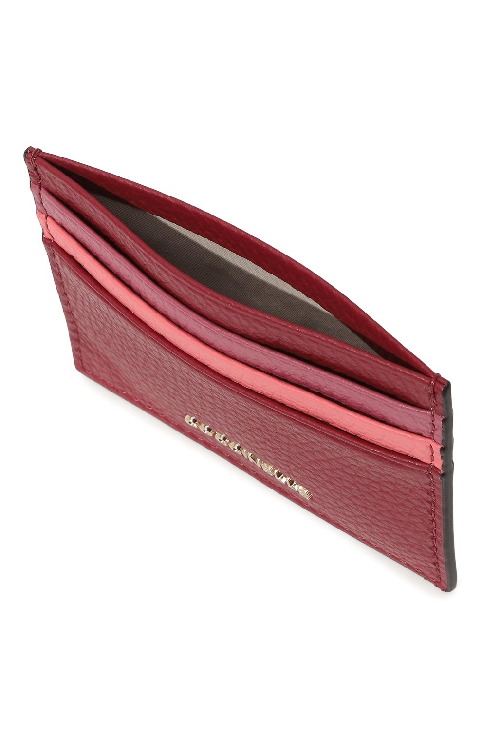 Кожаный футляр для кредитных карт COCCINELLE бордового цвета по цене 6050 руб., арт. E2 M10 12 95 01, фото 3 Кожаный футляр для кредитных карт COCCINELLE, арт. E2 M10 12 95 01, фото 3