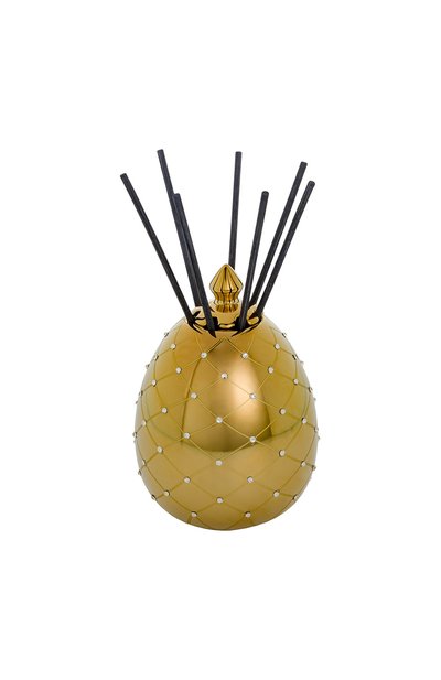 Диффузор bois de russie (ваза gold and crystals 350ml + рефил 250ml) LADENAC MILANO, арт. 8411299002989, фото 1