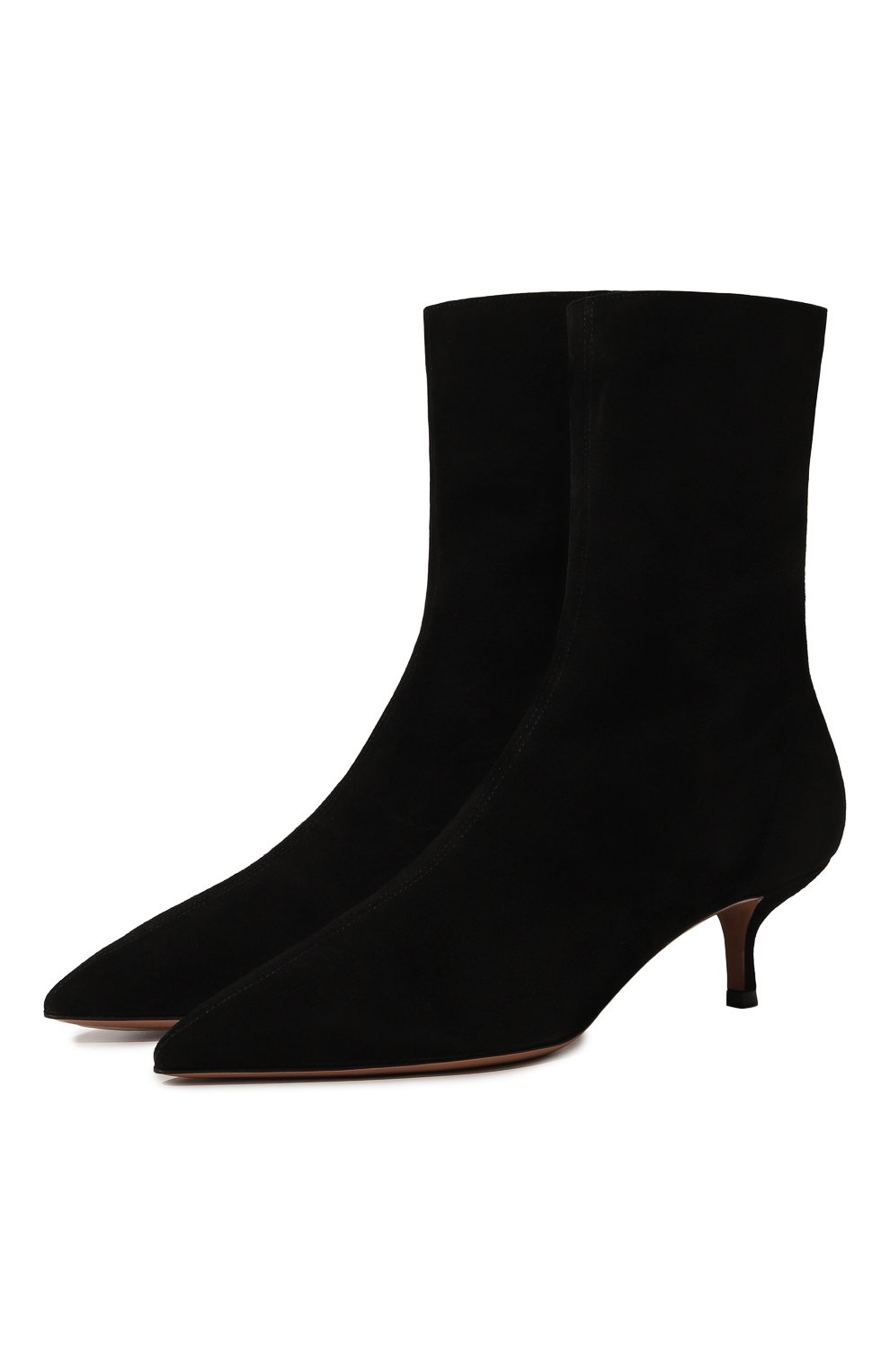 Замшевые ботильоны montmartre 50 AQUAZZURA, арт. MNRMIDB0/SUE, фото 1