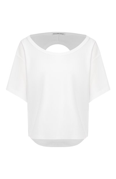 Женская хлопковая футболка ALEXANDERWANG.T, арт. 4CC1201033