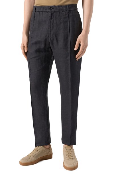 Льняные брюки EMPORIO ARMANI, арт. 01P590/01448, фото 3