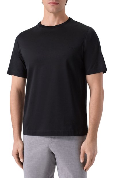 Хлопковая футболка ZILLI, арт. TSR02HM0110VZL000, фото 3