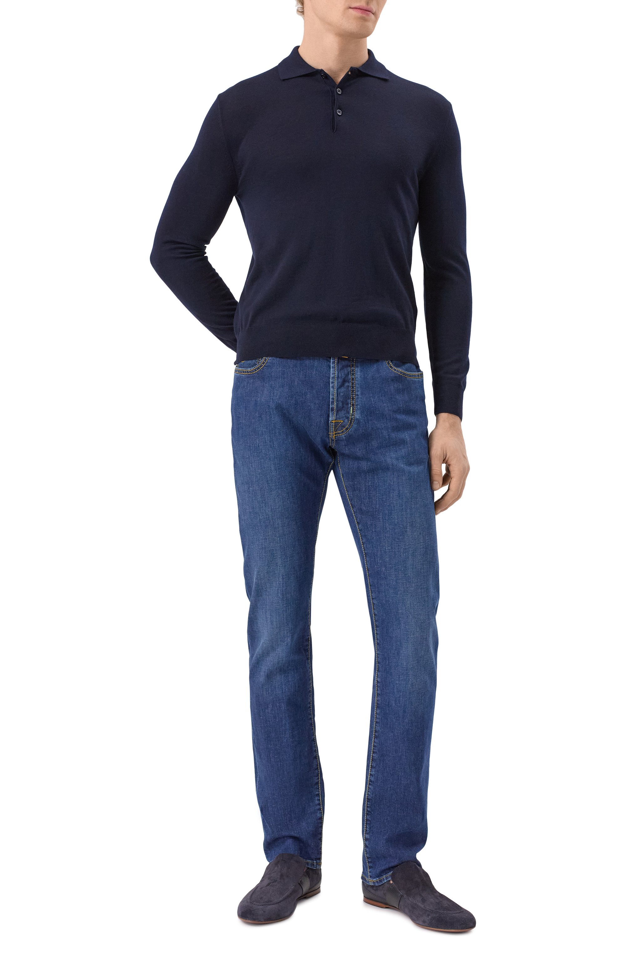 Шерстяное поло CANALI, арт. C0017/MK00077, фото 2