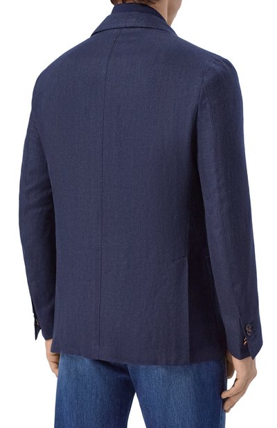 Пиджак изо льна и шерсти CORNELIANI, арт. 27X574/2716319, фото 4
