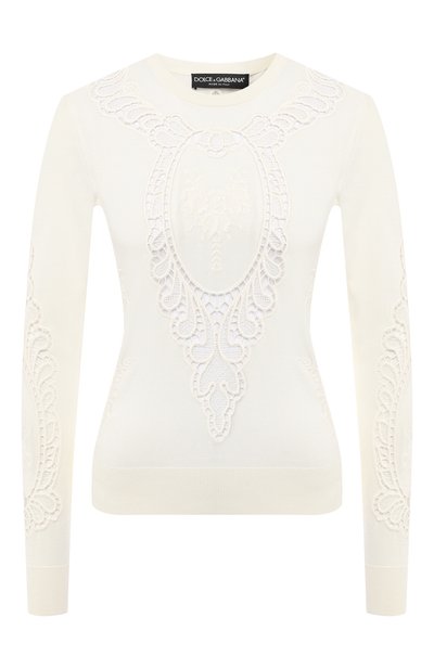 Женский шелковый пуловер DOLCE & GABBANA, арт. FX361T/JASFF