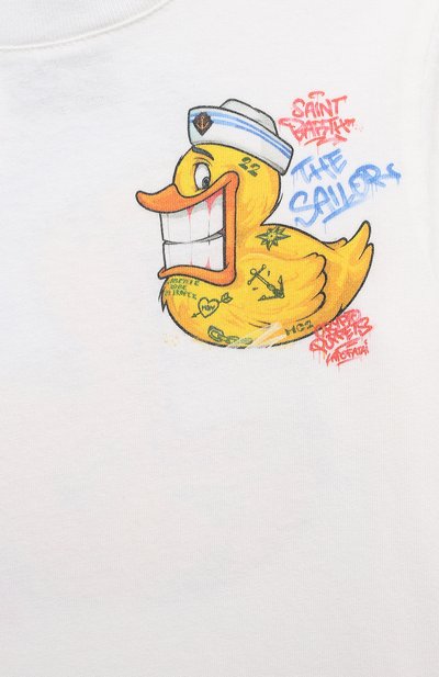 Хлопковая футболка MC2 SAINT BARTH, арт. STBK/P0RT0FIN0 JR/06129D, фото 3