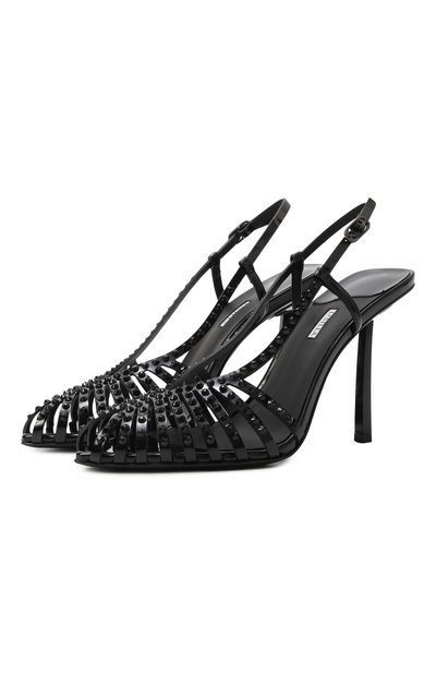 Женские лакированные босоножки cage 100 LE SILLA, арт. 3404C090BYPPKAB