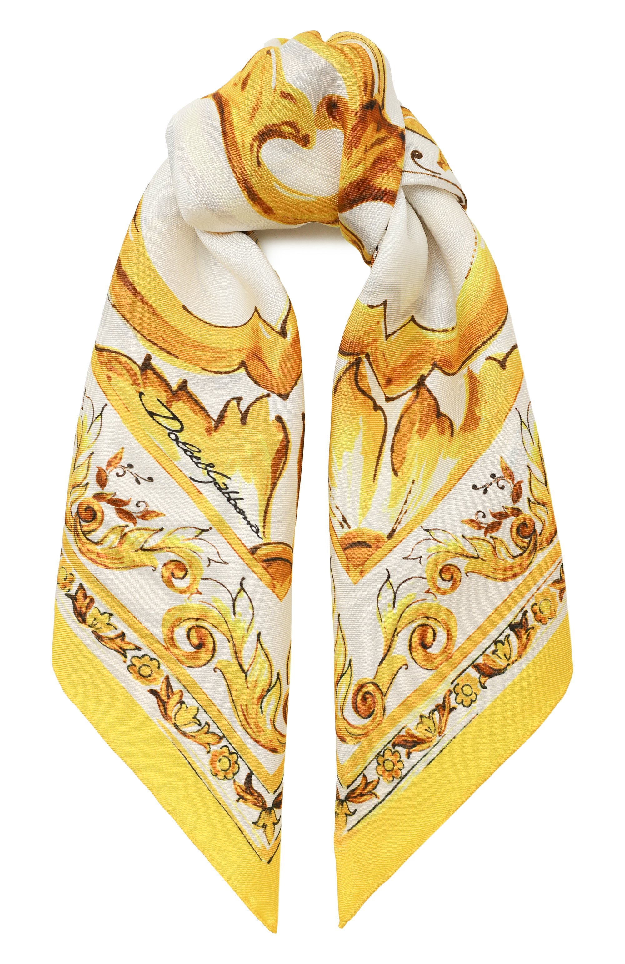 Шелковый платок DOLCE & GABBANA, арт. FN093R/GDA0Y, фото 1