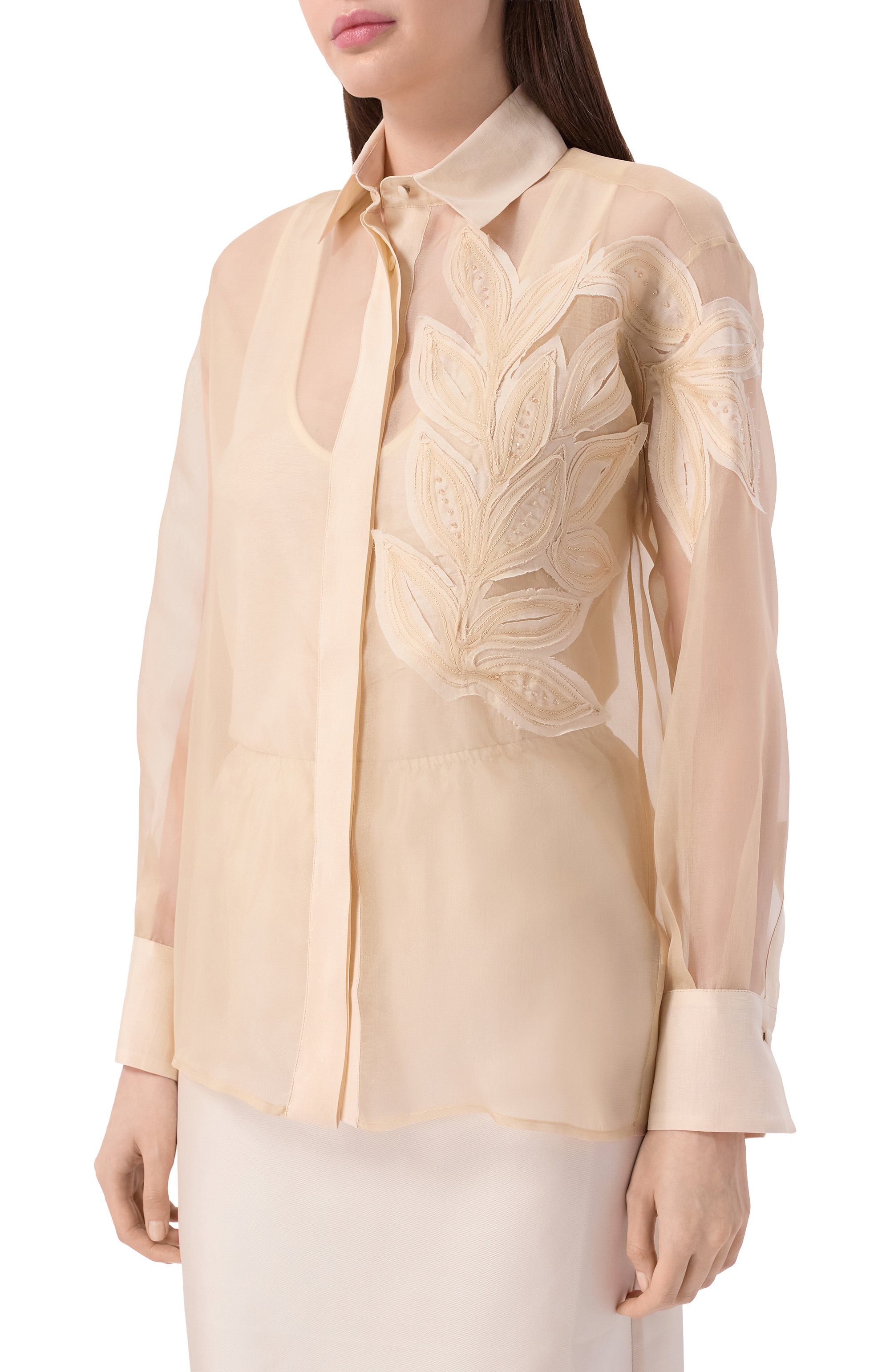 Шелковая рубашка ANTONELLI FIRENZE, арт. Q1876/4105, фото 3