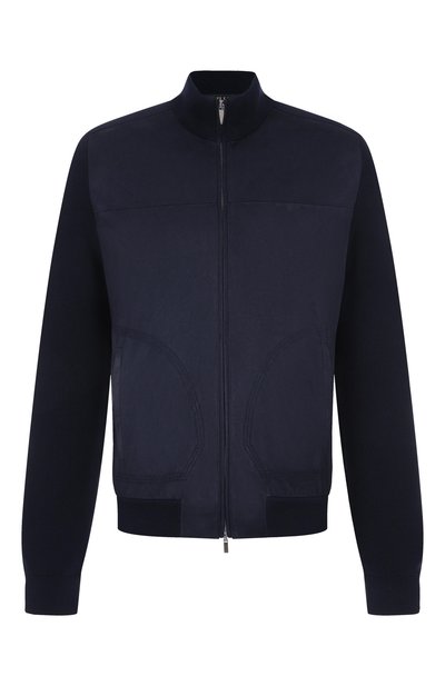 Мужской кардиган из хлопка и шелка ZILLI, арт. KZMC01M0149VTSU00/62