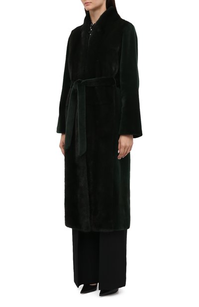 Шуба из меха норки YVES SALOMON, арт. 7WYM75720VLVR/F0UGERES, фото 3