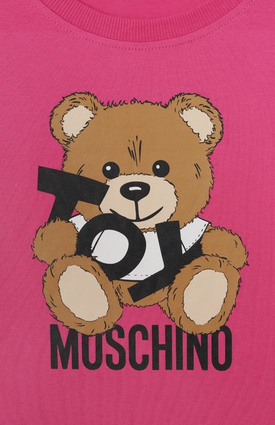 Хлопковая футболка MOSCHINO, арт. HDM060/LBA00/10-14, фото 3