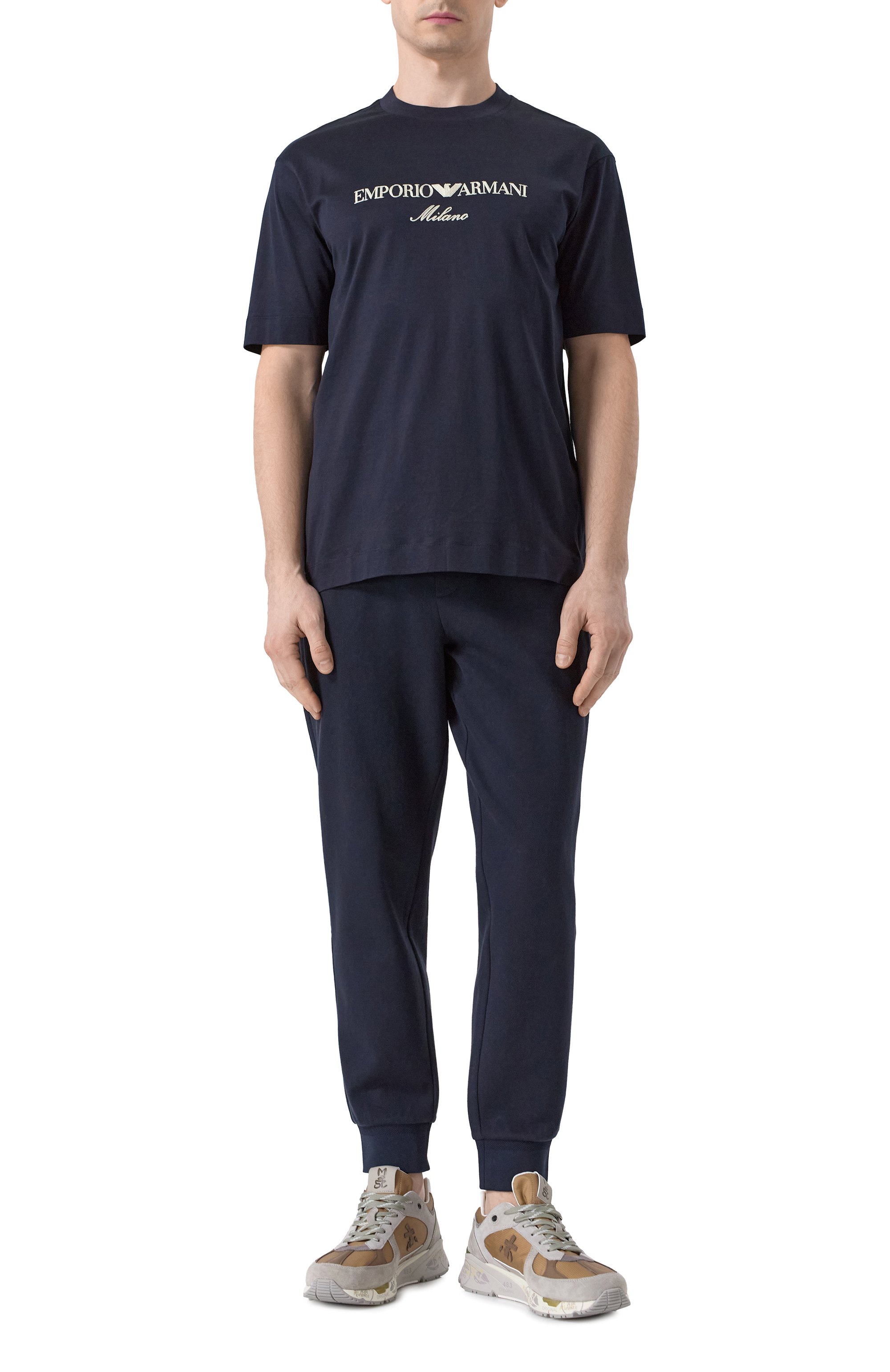 Хлопковые джоггеры BOSS, арт. 50532772, фото 2