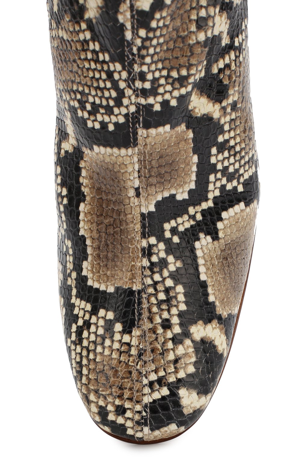 Кожаные ботильоны sofia BY FAR бежевого цвета по цене 55150 руб., арт. 19PFS0FBSPL, фото 5 Кожаные ботильоны sofia BY FAR, арт. 19PFS0FBSPL, фото 5