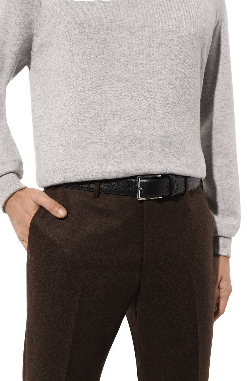 Кожаный ремень CORNELIANI, арт. 92V316-3820826, фото 2