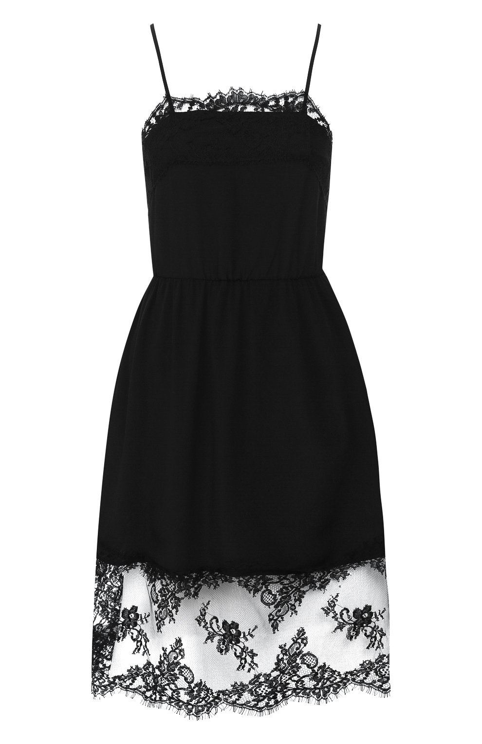 Платье с кружевной отделкой MSGM, арт. 2642MDA262 195302, фото 1
