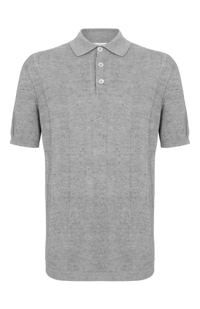 Мужская поло изо льна и хлопка BRUNELLO CUCINELLI, арт. M2L707815