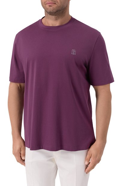 Хлопковая футболка BRUNELLO CUCINELLI, арт. M0B138440, фото 3