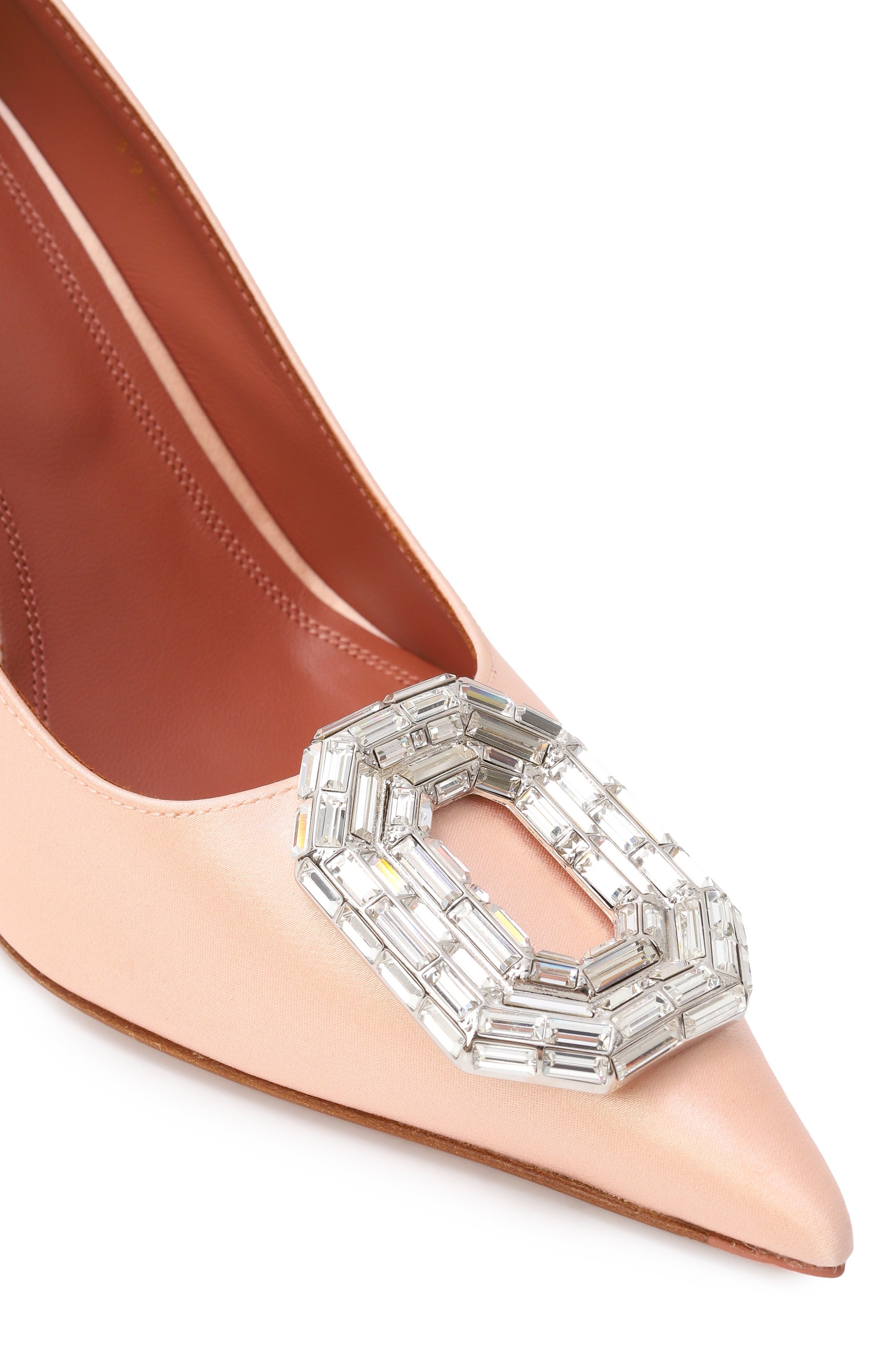 Текстильные туфли camelia 90 AMINA MUADDI, арт. CAMELIA PUMP 90/SATIN, фото 7