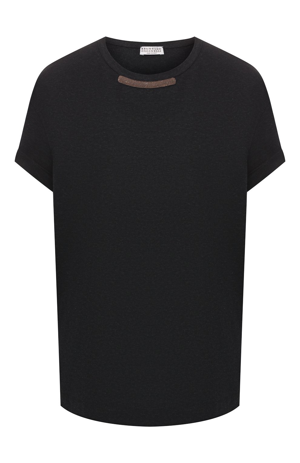 Хлопковая футболка BRUNELLO CUCINELLI, арт. M0T18BB110, фото 1