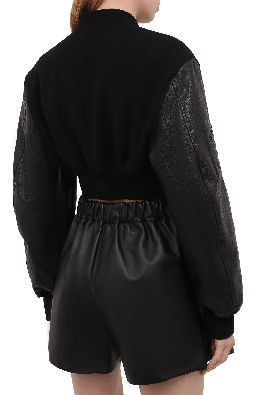 Шерстяной бомбер GIVENCHY черного цвета по цене 266000 руб., арт. BW00CQ611N, фото 4 Шерстяной бомбер GIVENCHY, арт. BW00CQ611N, фото 4