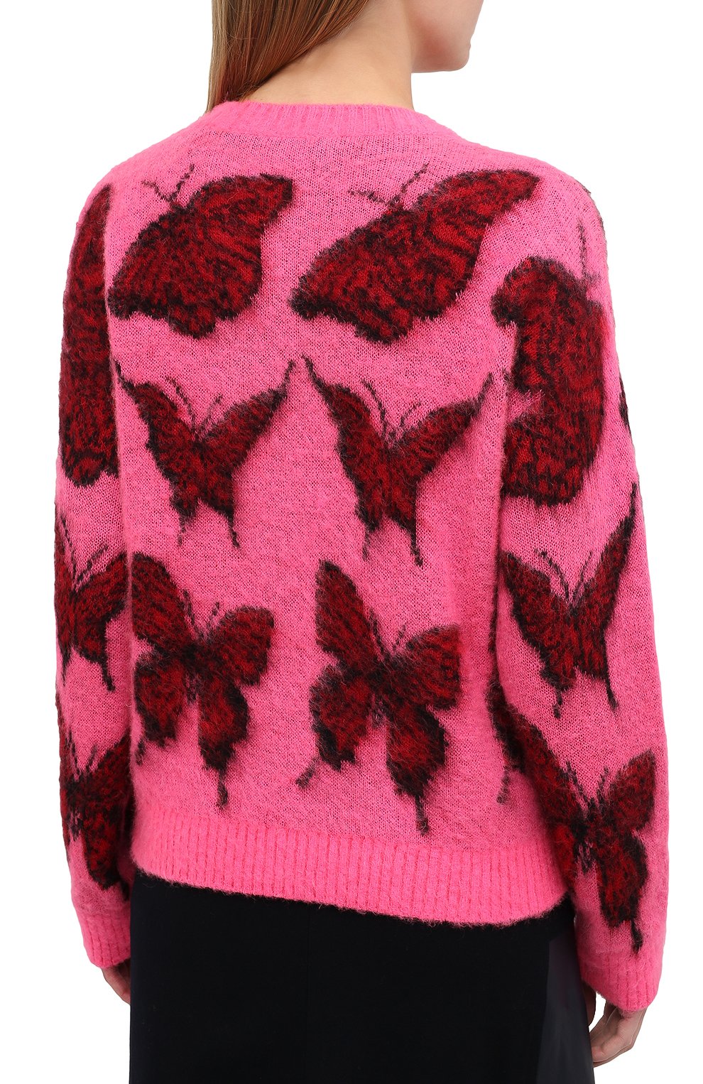 Свитер MSGM фуксия цвета по цене 39950 руб., арт. 2942MDM228 207953, фото 4 Свитер MSGM, арт. 2942MDM228 207953, фото 4