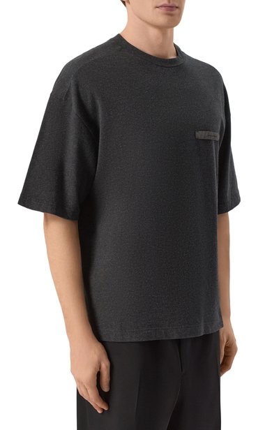Хлопковая футболка JACQUEMUS, арт. 26HTSU00345/AJ00327, фото 3
